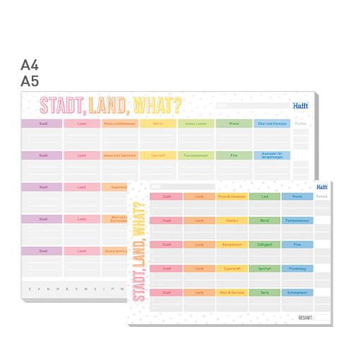 Block Stadt Land What - Designs